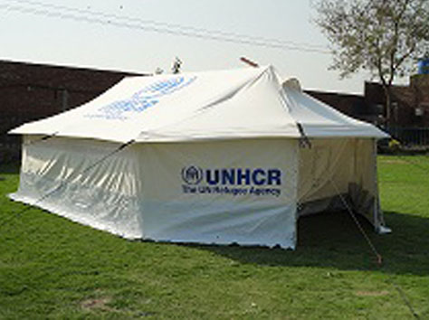 oppervlakkig Lichaam Valkuilen UNHCR TENTS