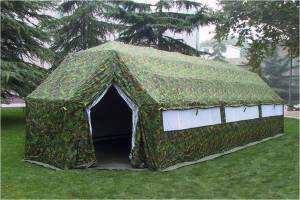 FAST OPEN MILITARY TENT - 37m2