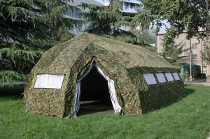 FAST OPEN MILITARY TENT - 60m2